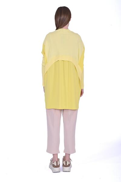 Invee Shirt Knitwear Tunic Yellow