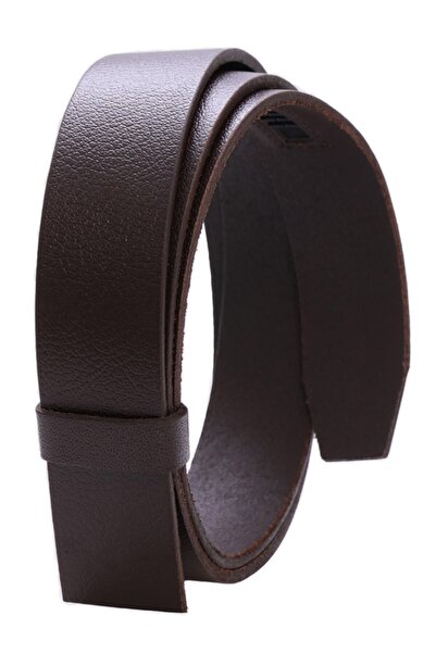 Livize 2-Piece Buffalo Leather Automatic Buckle Holeless Men's Belt - Automatic Belt