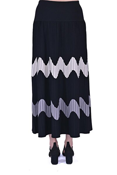 Invee Хвиля Трико Спідниця SİYAH