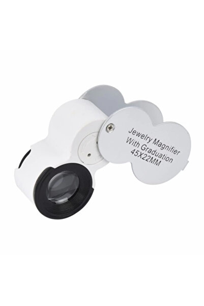 Lisinya 45X22 Led Money Detection and Graduation Jewelry Appraisal Magnifier ...