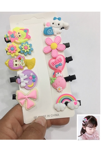 NEW HİLL 10 catarame pentru copii - într-un card cu cleme