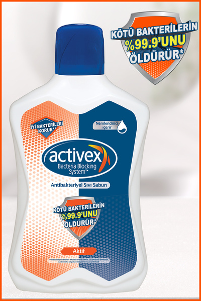 Activex Sıvı Sabun Aktif 2x1 LT + 2x500 Ml