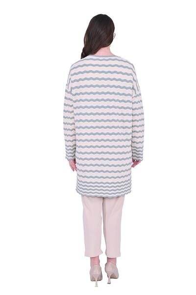 Invee Wave Knitwear Tunic Vanilla