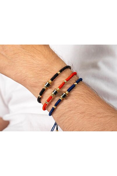 Safir Kuyumculuk Altın Erkek İp Bileklik