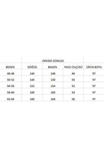 Sevda Kılınç Великий розмір Віскозна тканина Орхідея Сорочка