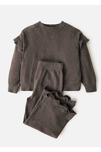 MANGO Baby Pamuklu dokuma pantolon