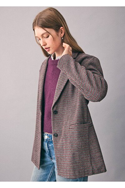 Mango Teen Yün tüvit palto