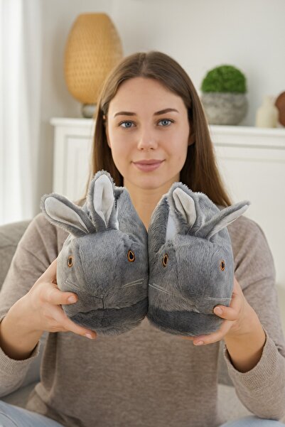 Moda Frato Modafrato плюшени CC-99 унисекс пантофи с зайци плюшени