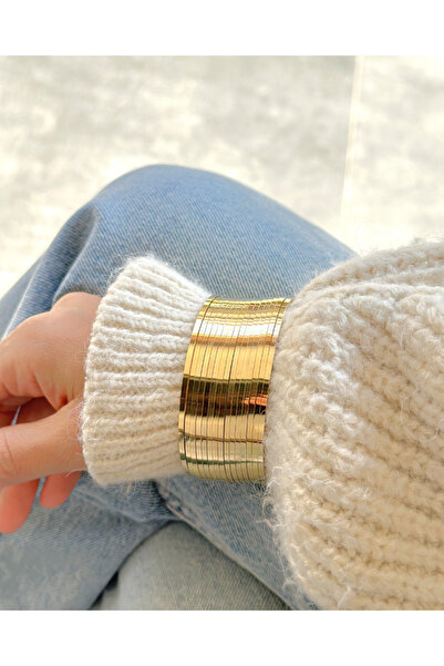 POKAK 316L Paslanmaz Kararmaz Çelik 3 Adet Ajda Bilezik