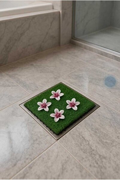 SAVORYHOME Çim Banyo Balkon Gider Kapağı