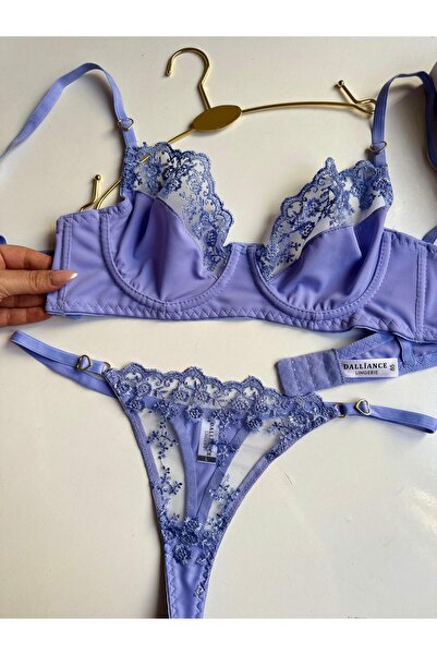 TheAyso Kadın Dantelli Sütyen Takımı - Şık ve Rahat 2 Parça İç Giyim Seti