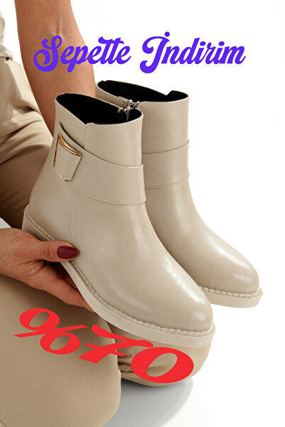 Stayil Shoes Günlük kadın bot fermanlı kaymaz tavan