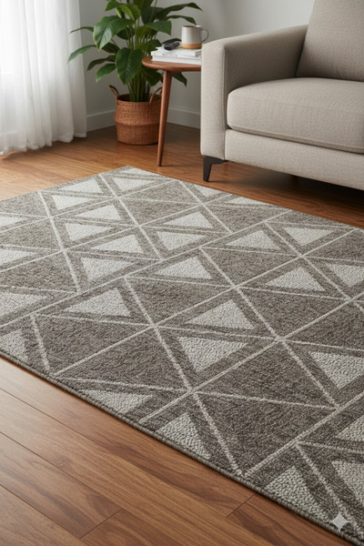 WOOF HOME Notre Premium Kalite Kaymaz Tabanlı Doğal Yıkanabilir Kilim Oturma ...