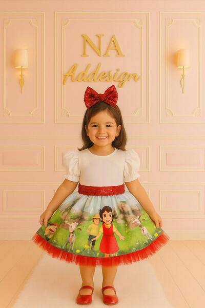 NA ADDESIGN Girl's Heidi and Peter Fluffy Tulle Dress