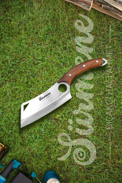 Sürmene Bıçakçı Hacı Ahmet Nakiri Model Şef Bıçağı Kamp Şef Bıçağı Kamp Bıçağ...