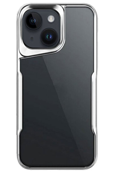 CEPSTOK iPhone 13/14 Kılıf Darbe Önleyici Kenar Renkli Silikon Kapak