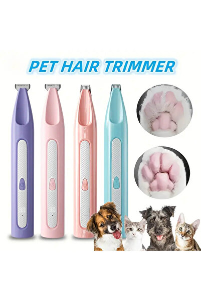 Lady Fify Kedi ve Köpek için LED Işıklı ve Şarjedilebilir Elektrikli Tüy Kesm...