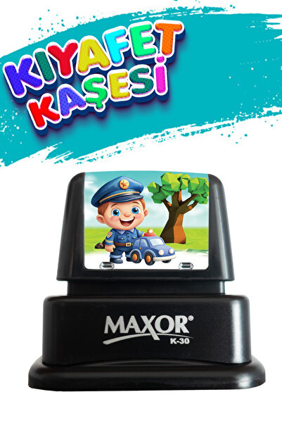 Kıyafet Kaşesi Polis Temalı Öğrenci Kaşesi / Kıyafet Etiketi / Kumaş Kıyafet Kaşesi