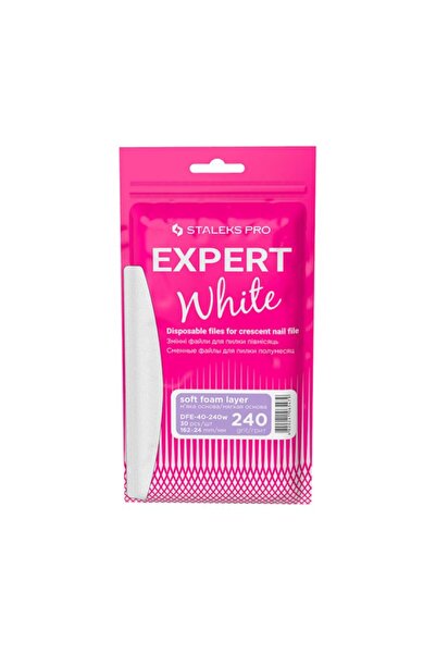 STALEKS EXPERT 40 Yarım Ay Törpü İçin Yedek PapmAm Yumuşak Tabanlı Beyaz Törp...