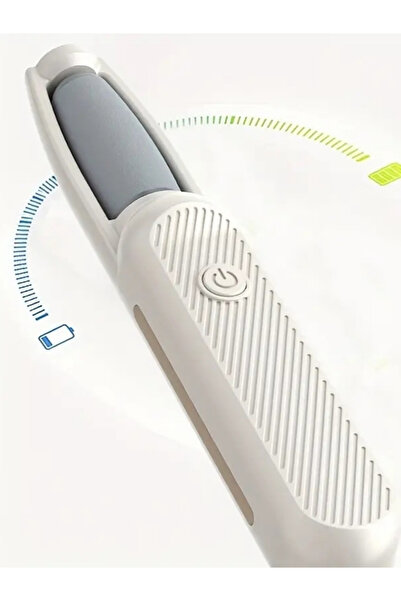 NaturalCharm Elektrikli Ayak Topuk Törpüsü 2 Zımparalı Başlıklı, USB Şarjlı Taşınabilir Pedikür Aleti