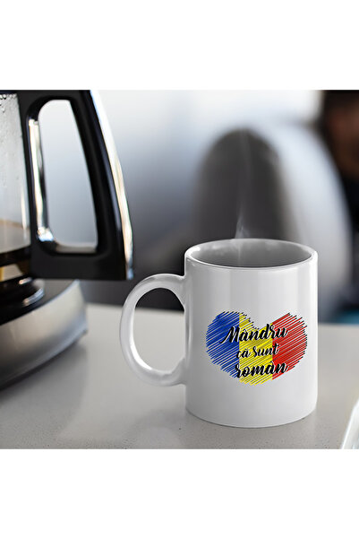 OEM Cana Personalizata, Mandru ca sunt Roman, 300 ml