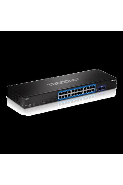TRENDnet Switch cu 24 de porturi Gigabit, 2 porturi SFP+ 10G - TEG-30262