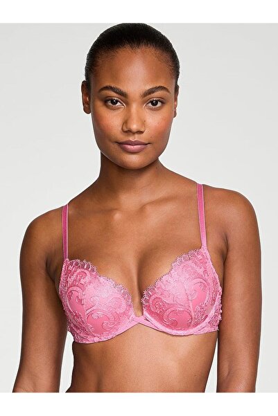 Victoria's Secret Boho Floral Embroidered Push-Up Bra