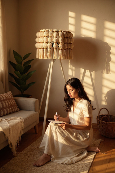 Zuviel Deco Handmade El yapımı tasarım lambader başlığı