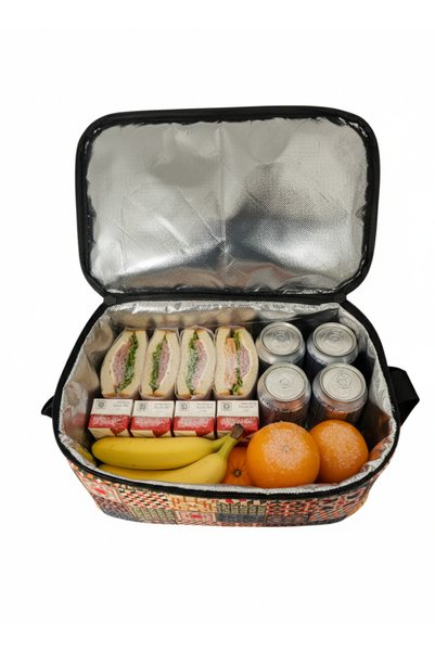 Moserini 15 Lt Authentic Patterned Thermal Cooler Bag - Keeping Hot and Cold Insulated Outdoor Camping Picnic Cooler