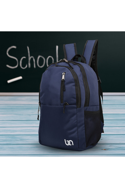 Bagacar Mnt Cepli Lacivert Unisex Okul Ve Günlük Sırt Çantası