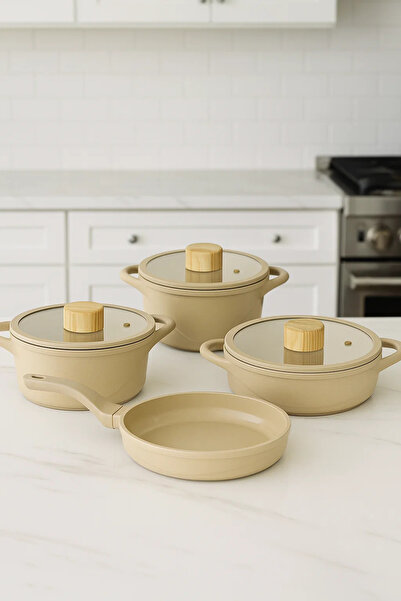 COCİNERO 7 Piece Ceramic Set Ivory 12050