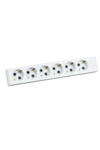 Günsan Elektrik Günsan Six-Child Protected Grounded Group Socket with Terminal Blocks (Wireless)