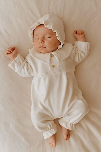 Hobidik طقم رومبير بتفاصيل أزرار ذهبية للأطفال