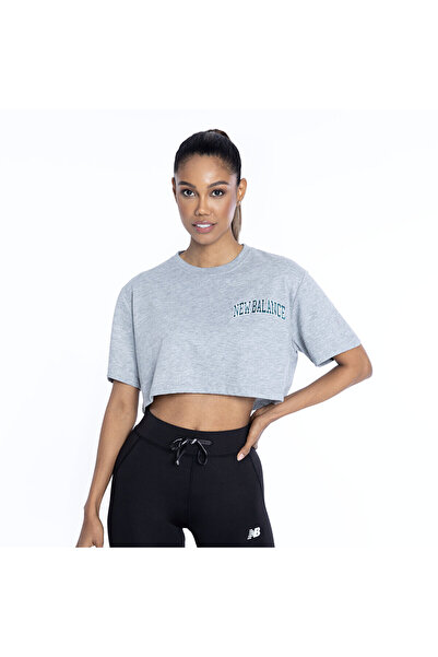 New Balance WNT1304 Gri Kadın Spor Giyim