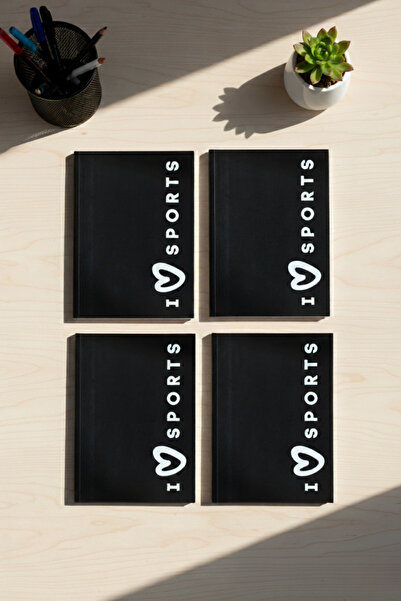 Be Online Beşiktaş Sport Collection - Flexible Cover Striped Set of 4 Noteboo...