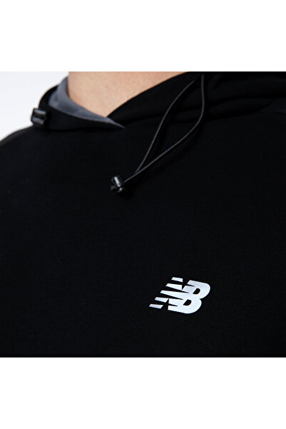 New Balance Μαύρο φούτερ Unisex Lifestyle - Mnh3224-bk