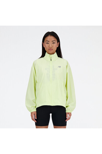 New Balance Wj41553 Sarı Kadın Mont & Yelek