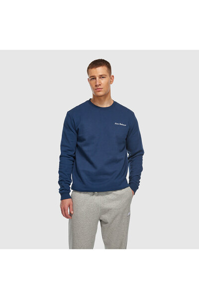 New Balance MNC3328 Mavi Erkek Sweatshirt