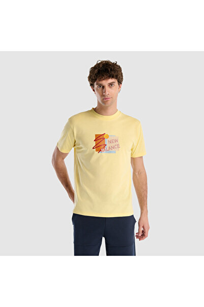 New Balance MNT1511 Sarı Erkek Tişört