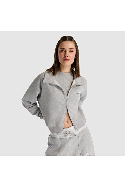 New Balance WNJ1507 Gri Kadın Mont & Yelek