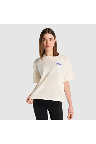 New Balance WNT1505 Bej Kadın Tişört