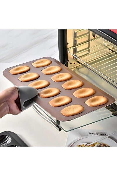 Generic Stainless Steel 12-Piece Non-Stick Shell Three-Dimensional Cake Mold Baking Pan Chiffon Dessert Mold