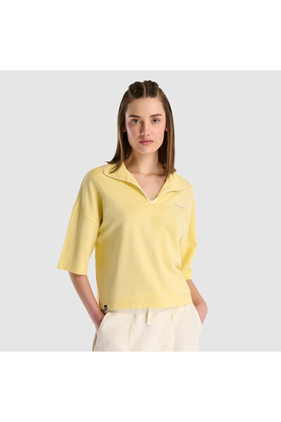 New Balance WNC1507 Sarı Kadın Tişört