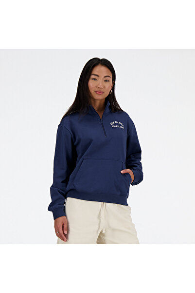 New Balance Wt41538 Lacivert Kadın Sweatshirt