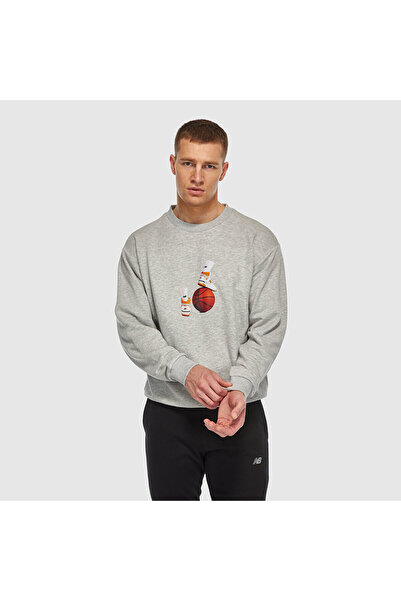 New Balance MNC3411 Γκρι ανδρικό φούτερ