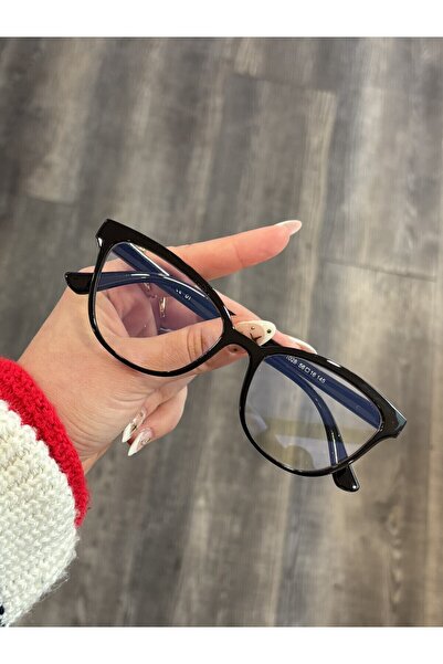 BluePepper Talya Cateye Siyah Mavi Işık Filtreli Ekran Gözlüğü Optik Uyumlu C...