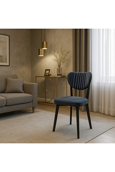 ARTA DOOR Set 4 Scaune Elite Albastru Horeca, Bucătărie , Living, Birou, Dorm...