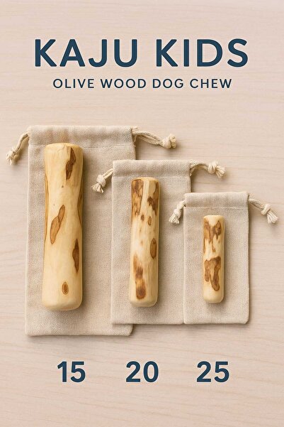 Kaju Kids Zeytin Ağacı Çiğneme Oyuncağı (Kedi ve Köpek)