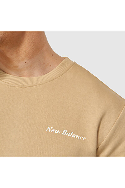 New Balance MNC3328 Bej Erkek Sweatshirt