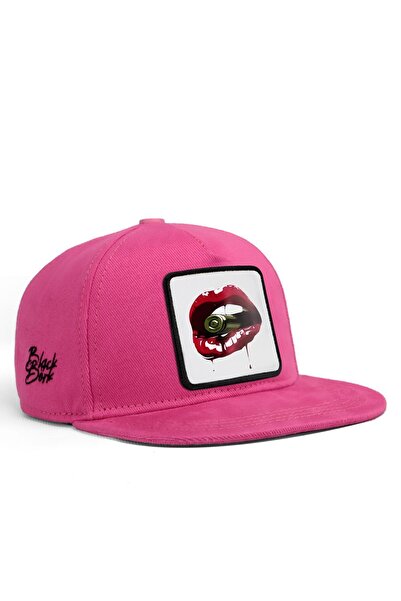 BlackBörk Șapcă de baseball pentru copii Hip Hop Kids Lip Logo roz